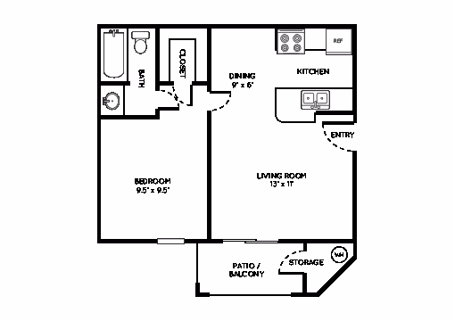 Unit 242 242 floor plan